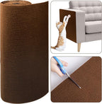 78.7"x15.8" Cat Scratching Mat Self Adhesive Furniture Protector Trim Fit | Stop Cat Scratching Furniture With Thick Felt Protector, Strong Adhesive, Easy Trim, Protects Couch Sofa Wall Instantly