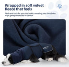 Dog Anxiety Vest–Dog Calming Shirt for Noise,Separation,Bule,L(22-33lbs) | Soothe your pet,Reduce anxiety,Keep things calm