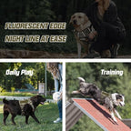 AUROTH Tactical Dog Harness for Large Dogs No Pull Adjustable Pet Harness Reflective K20 Working Training Easy Control Pet Vest Military Service Dog Harnesses