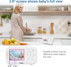 VTech VM3252 No WiFi Video Baby Monitor, 2.8" Screen