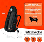 Little Chonk Maxine One Dog Backpack Carrier for Medium Dogs (Gray) | Adjustable & Ergonomic Pet Carrier, Built to be Safer, Hands Free Travel & Hiking, Front Facing, Featured in Wired Magazine