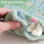Glittme Cat Litter Mat, 24"x15" Non-Slip Washable Trapping Mat for Cats | Litter Trapping Mat With Thick PVC Coil To Catch Scatter, Soft On Paws And Waterproof Bottom To Protect Floors
