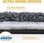 Self Warming Cat Bed Self Heating Cat Dog Mat Pad 29 x 18.9 in Extra Warm | Non Electric, Self Heated Cat Bed for Indoor Outdoor Pets, Removable Washable Cover, Non-Slip Bottom, Noiseless, Dark Grey