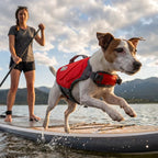 Outward Hound Dawson Swim Red Dog Life Jacket, Small