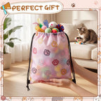 Leitee 151 Pcs Cat Interactive Toys for Indoor Cats Bulk with Gift Storage Bag Kitten Toys Stuff Gift Set Including Springs Mice Balls Bells Sisal Ball for Indoor Kitty Play Exercise (Bright)
