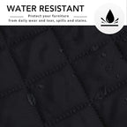 Easy-Going Sectional Couch Covers for Dogs L Shape Sofa Cover Reversible Sofa Slipcover Chaise Lounge Cover Furniture Protector Cover for Pets Dog Cat (42 x 68 inches, Black/Black) | Soft Sofa Slipcover For Dogs, Fits Left/Right Chaise Lounge Protector...