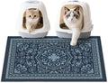 Unicorn Catcher 33"x22" Cat Litter Mat Non-Slip Washable Litter Box Mat | High-Density PVC Litter Catcher Mat Efficiently Traps Scattered Litter From Paws To Keep Floors Clean