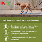 PawZ Rubber Dog Boots for Medium Paws - All-Weather Waterproof Dog Shoes, Anti-Slip Traction for Rain, Snow, Mud & Hot Pavement - Pull-On Dog Booties, Olive Green - Medium (2.5" - 3") - Pack of 24