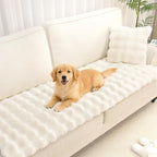 Pet Covers for Couches and Sofas, Couch Protector for Dogs, Couch Covers for 3 Cushion Sofa Pet Friendly Plush Washable Sofa Covers for Dogs Slipcover Anti-Slip Furniture Protector, 27.6"x70.9"