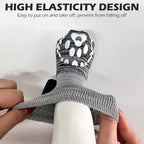 EXPAWLORER Dog Socks to Prevent Licking and Slipping, Summer Dog Shoes for Hot Pavement, Paw Protectors for Hardwood Floors Anti-Slip, Dog Booties for Small Medium Large Senior Dogs, Black Grey XS