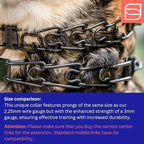Herm Sprenger Black Stainless Steel Dog Collar with Short Links and Quick Release ClicLock Buckle Made in Germany (20in x 3.0mm (Neck Size up to 16-17in)