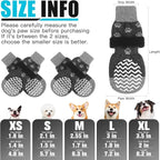 EXPAWLORER Anti Slip Dog Socks to Prevent Licking Paws, Dog Shoes for Hot Pavement, Dog Booties for Small Medium Large Senior Dogs, Traction Control Boots & Paw Protectors for Hardwood Floors