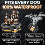 Dog Shock Collar with Remote, Unmatched 4-Mile Range, Night-Light Mode, Training Guide Included, 124 Training Levels & 4 Modes, Beep Vibration Shock, Waterproof Rechargeable, Fits All Dogs (2 Collars)