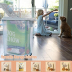 Buddeez Airtight Rolling Pet Food Storage Container, Bird Seed, 50 Quart | For dog food, cat food or bird seed, Rolling bin for easier movement