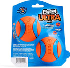 Chuckit! Ultra Ball Dog Toy - Medium Bouncy Fetch Balls For Dogs 20-60 lbs - Made from Durable Rubber - Floating Water Pet Toys - Size Medium - 2.5-inch Diameter - Pack of 2 | Bouncy durable rubber design for pups 20-60 lbs, high bounce action for acti...