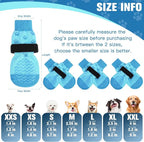 EXPAWLORER 6Pcs Anti Slip Dog Socks to Prevent Licking Paws, Dog Shoes for Hot Pavement Double Sides Dog Boots & Paw Protectors Booties for Hardwood Floors with Grip Small Medium Large Senior Dogs, XL