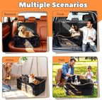 VavoPaw Medium Dog Car Seat Under 50Lbs or 2 Small Dogs Under 25Lbs