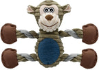 BUYPOW Dog Toys for Large Dog - Plush Squeaky Medium & Small Dog Toys - Stuffed Animals Puppy Toys - Funny Cute Dog Toys for Dog Birthday Presents (Monkey)