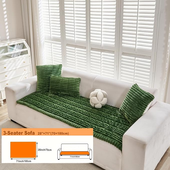 ZQFFB Couch Cover for Dogs Washable Non-Slip Pet Friendly Sofa Protector | Multiple Sizes Dog Blanket Fit Sectional Sofas & Loveseats, Prevents Pet Hair, Scratches & Stains