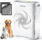 ZAFRO Air Purifiers for Home Large Room up to 3000 Ft² | Dual Washable Pre-Filter&Air Intake HEPA Air Cleaner, Auto/Pet/Sleep Mode for Dust Pollen Smoke Pet Odor, AQI Display, Aroma