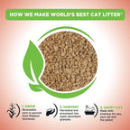 World's Best Cat Litter, Multiple Cat, Unscented, Lasts 2X Longer, 8 lb Bag | Controls tough multi-cat odors and lasts 2x longer; natural corn litter, quick clumping, flushable, 99% dust free