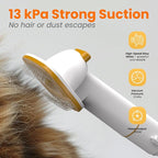 Grooming Vacuum& Dogs Grooming Kit, 5 in 1 Pet Grooming Vacuum with Pets Clipper Nail Grinder, 1.5L Dust Cup Dog Brush Vacuum Pets Grooming Tools for Shedding Pet Hair