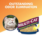 ARM & HAMMER Naturals Clumping Cat Litter, Multi Cat, 18 lbs | Plant-Based, Easy Scoop Clumps, Outstanding Odor Control, 2X Liquid Absorption, Low Dust, Lightweight Formula