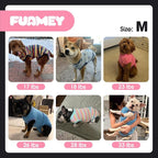 FUAMEY Dog Recovery Suit Male,Dogs Surgery Neuter Suits Puppy Spay Shirts | for Female Protect Dog's Skin Anti Licking Abdominal Wounds Doggie Onesie Pet Bodysuit Alternative to Cone Black M