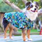 Parisian Pet Amazonia Dog Shirt - Cotton Clothes for Large Dogs - Stylish Tropical Dog Outfit - Lightweight and Soft Puppy Clothes - Trendy Tshirts for Dogs - Comfortable Summer Pet Apparel