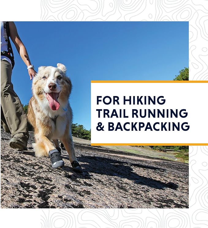 Ruffwear, Grip Trex Dog Shoes, Non-Slip Boots for Hot Pavement & Snow, Weatherproof Paw Protection with Breathable Mesh, Rugged Sole for Hiking, Obsidian Black, 2.25"
