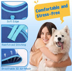 Supet Cat Grooming Hammock, Dog Hanging Harness for Nail Trimming Doorframe, Pet Holder Restraint for Clipping Nails, Pet Hoist Sling for Cutting Nails, Ear & Eye Cleaning, Medicine at Home (XS)