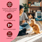 Fresh Step Advanced Simply Unscented Multi Cat Clumping Litter, Formulated with No Added Dyes or Fragrances, Ammonia Block Technology, Low Dust, 18.5 lb. Box, Pack of 2 | Formulated with No Added Dyes or Fragrances, Ammonia Block Technology, Low Dust, ...