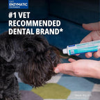 C.E.T. Oral Hygiene Kit for Dogs, Poultry flavor Toothpaste with Toothbrush | Dog toothbrush and toothpaste kit, dog dental kit poultry flavor, pet toothbrushing kit, includes fingerbrush