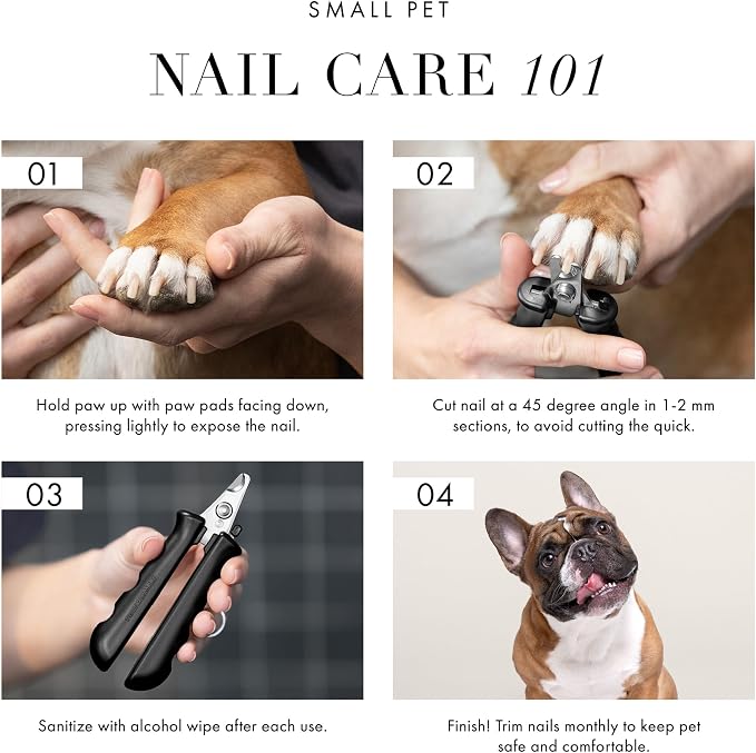 Tweezerman Small Nail Clippers for Pets - Manual Professional Nail Trimmer