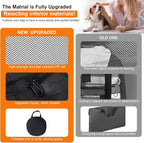 Dog Cat Playpen,Portable Pet Puppy Playpen,Rabbit Puppy Dog Play Pen for Indoors,Dogs Tent for Indoor Cats,Kitten Playpen,Collapsible Small Cats Crate Cage for Small Dogs with Carrying Case(Grey, M)