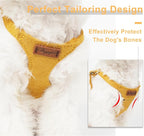 Puppytie Dog Harness and Leash Set, Yellow, M (16.5-31 lbs) | Harness Small Size Dog, Dog Leash for Small Dogs, Soft Lightweight and Adjustable, Small Dog Harness for Daily Walks