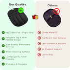 Wolfster 2 Pack Pet Hair Removal Glove for Cats & Dogs - Five-Finger Electrostatic Reusable Pet Hair Remover for Couch, Sofa, Carpet, Car Seat, Beddin