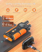 SLOPEHILL Dog Shock Collar,4200FT Dog Training Collar with Remote,Orange | IP68 Waterproof e Collar with Beep,Vibration,Safe Shock,Light,No Shock Mode,Shock Collar for Small Medium Large Dog 8-140lbs
