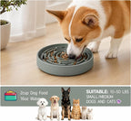 Dog Lick Mat for Anxiety Relief, Slow Feeder Bowl for Dogs & Cats, Silicone Lick Pad with Strong Suction Cups for Pet Grooming, Bath, Tooth Cleaning, Distraction and Calming, Blue