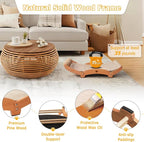 3 in 1 Sisal Cat Scratcher Bed, Solid Pine Cat Scratcher with Balls (Wood) | Extra Large Cat Scratching Post with Hammock, Cat Scratcher for Scratch & Play & Rest, Cat Furniture for Indoor Cats, Kitten