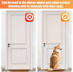 Pet Nail Self Adhesive Replacement Emery Paper,10in*13ft, White | Fits Most Dog Scratch Pad DIY on the Places Where Pets Like to Scratch Alternatives to Cat and Dog Nail Clippers