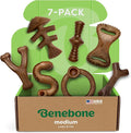 Benebone 7-Pack Dog Chew Toys for Aggressive Chewers, Dog Bones, Medium