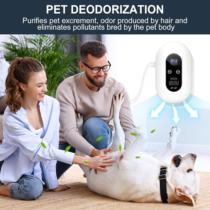 Ozone Odor Eliminator for Strong Odor 99% Cat Litter Deodorizer Dog Poof | Odor Removal Air Ionizers Home Plug-in Air Purifier for Bedroom, Toilet, Kitchen, Pets, Smoke, Formaldehyde Air Freshener