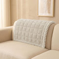 Smiry Couch Cover for Dogs, Non Slip Fuzzy Pet Sofa Arm Covers Washable | Sofa Slipcovers for Armrest & Backrest, Soft Thick Furniture Protector for Cats Dogs, Against Fur, Dirt (35.4"x35.4")