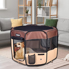 JESPET Pet Dog Playpens 36", 45" & 61" Portable Soft Dog Exercise Pen Kennel with Carry Bag for Puppy Cats Kittens Rabbits, Indoor/Outdoor Use