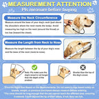 WinWeal Upgraded Soft Dog Cone Collar for Large Medium Dogs After Surgery – Adjustable Transparent Recovery Collar, Breathable Elizabethan E-Collar for Wound Healing & Anti-Licking (L, Grey)
