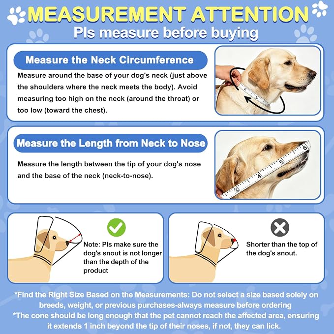WinWeal Upgraded Soft Dog Cone Collar for Large Medium Dogs After Surgery – Adjustable Transparent Recovery Collar, Breathable Elizabethan E-Collar for Wound Healing & Anti-Licking (L, Grey)