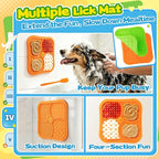 Forfon 10 Pack Complete Dog Puzzle Toy Set for All Breeds, Upgraded Enrichment Toys with Lick Mat & Slow Feeder Bowl, Suction Cup Design, Keeps Dogs Busy & Mentally Stimulated