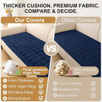 Smiry Couch Cover for Dogs, Non Slip Fuzzy Pet Sofa Covers Washable | Sofa Slipcovers for 3 Cushion Couch, Soft Thick Furniture Protector for Cats Dogs, Against Fur, Dirt, Scratch (27.6"x95")