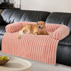 Luxurious Dog Couch Bed, Dog Sofa Bed, Couch Protector For Dogs(Pink, XXL) | Dog Bed for Couch, Removable Couch Cover for Dogs Washable, Pet Bed Mats for Couch, Pet Couch Covers for Sofa
